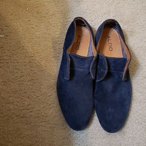 Aldo mens blue shoes